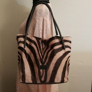 Stuart Weitzman Pony Hair Calfskin Purse